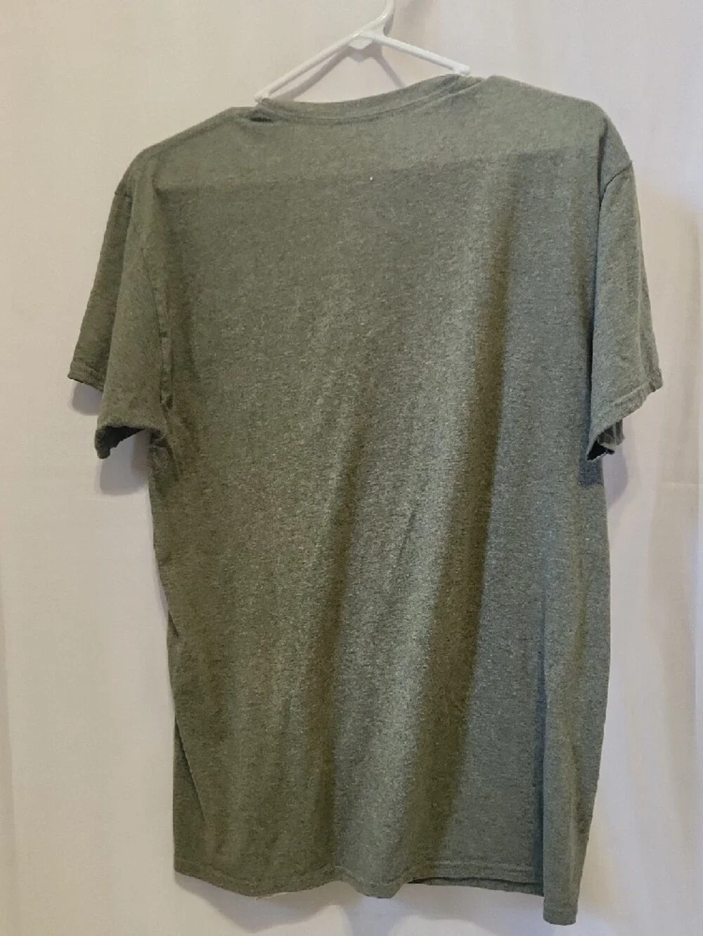 Hanes Olive Green Short Sleeve Crewneck Tee - Picture 4 of 4